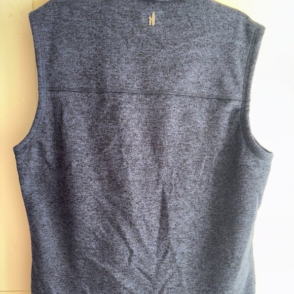Men's Jonnie-O Double Zipper Navy Wes Vest - Prep Golf AT&T - Large - Picture 10 of 10